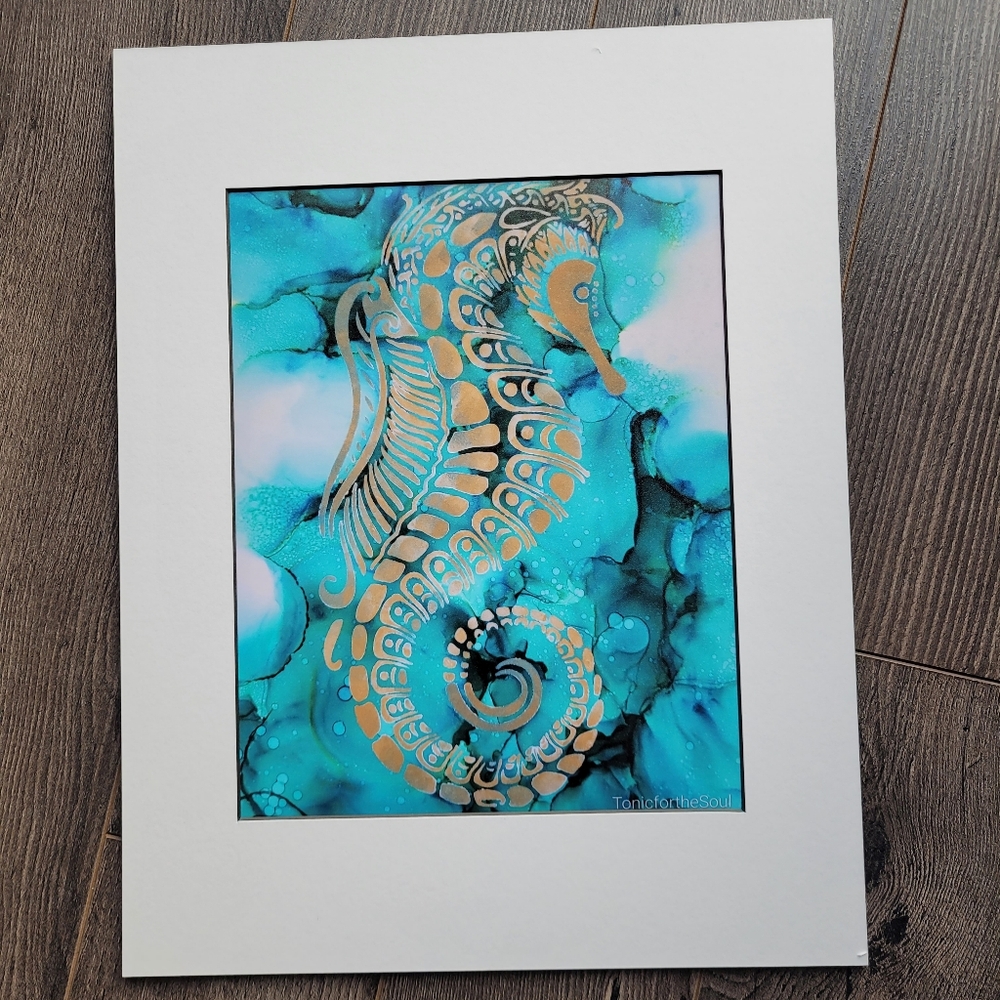 Seahorse Art Print
